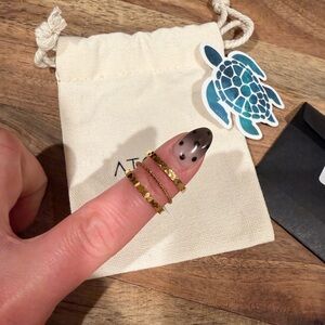 Atolea Daily Ring Stack Set